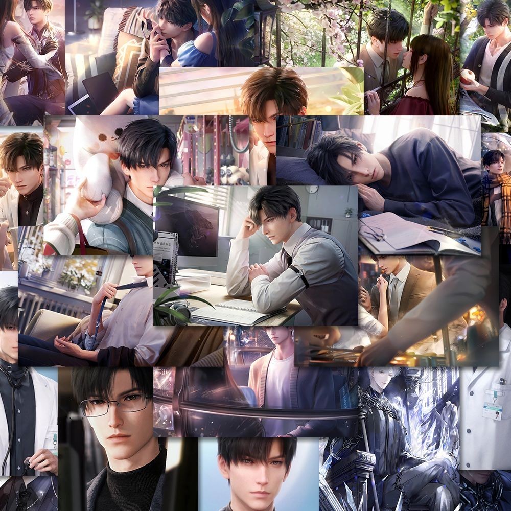 สติกเกอร์ ลาย Love and deepspace Zayne Fan 42YR สําหรับติดตกแต่งสะสม ของขวัญนักเรียน 96 แผ่น