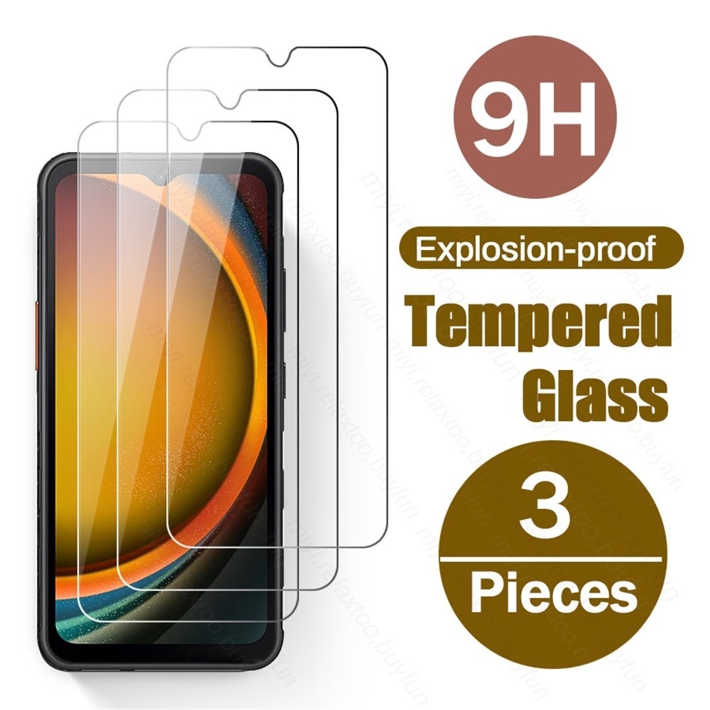ฟิล์มกระจกนิรภัยกันรอยหน้าจอ 3 ชิ้น สําหรับ Samsung Galaxy Xcover7 Xcover6 Xcover 7 Pro Xcover7Pro X