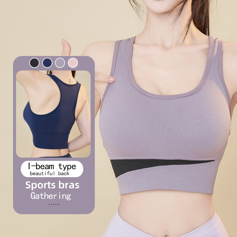 KATUN Cup BC ผู้หญิงจัมโบ้กีฬา Bra ไม่มีลวด slimless Push Up Gym โยคะวัยรุ่นกีฬาผ้าฝ้ายยืดหยุ่น Bh 8