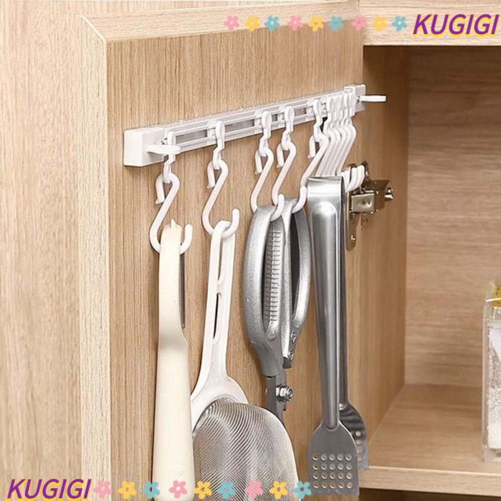 Kugigi ตะขอพลาสติก มีกาวในตัว อเนกประสงค์ สําหรับแขวนของในห้องครัว ห้องนอน ห้องน้ํา