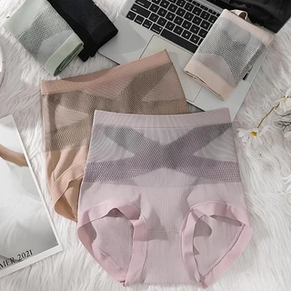 กางเกงชั้นใน เอวสูง เก็บพุง กางเกงในเก็บพุง Underwear ผู้หญิง เนื้อผ้านิ่ม สวมใส่สบาย เย็น ระบายอากาศ ยืดหยุ่นได้ดี
