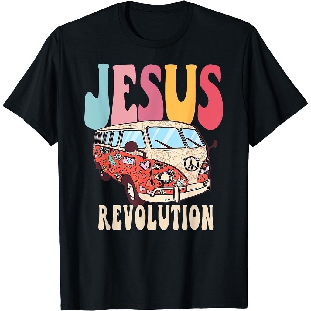 Boho Jesus Revolution, Christian Faith Based Jesus Costume เสื้อยืด