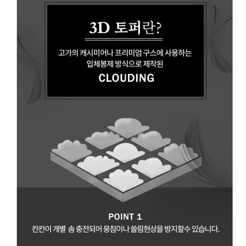 ที่นอน ฟูกรองเตียง ท็อปเปอร์ เบาะรองนอนขนาด 3 ฟุต 4,5 และ 6 ฟุต พร้อมสายรัด รุ่น Krafter Korea Toppe