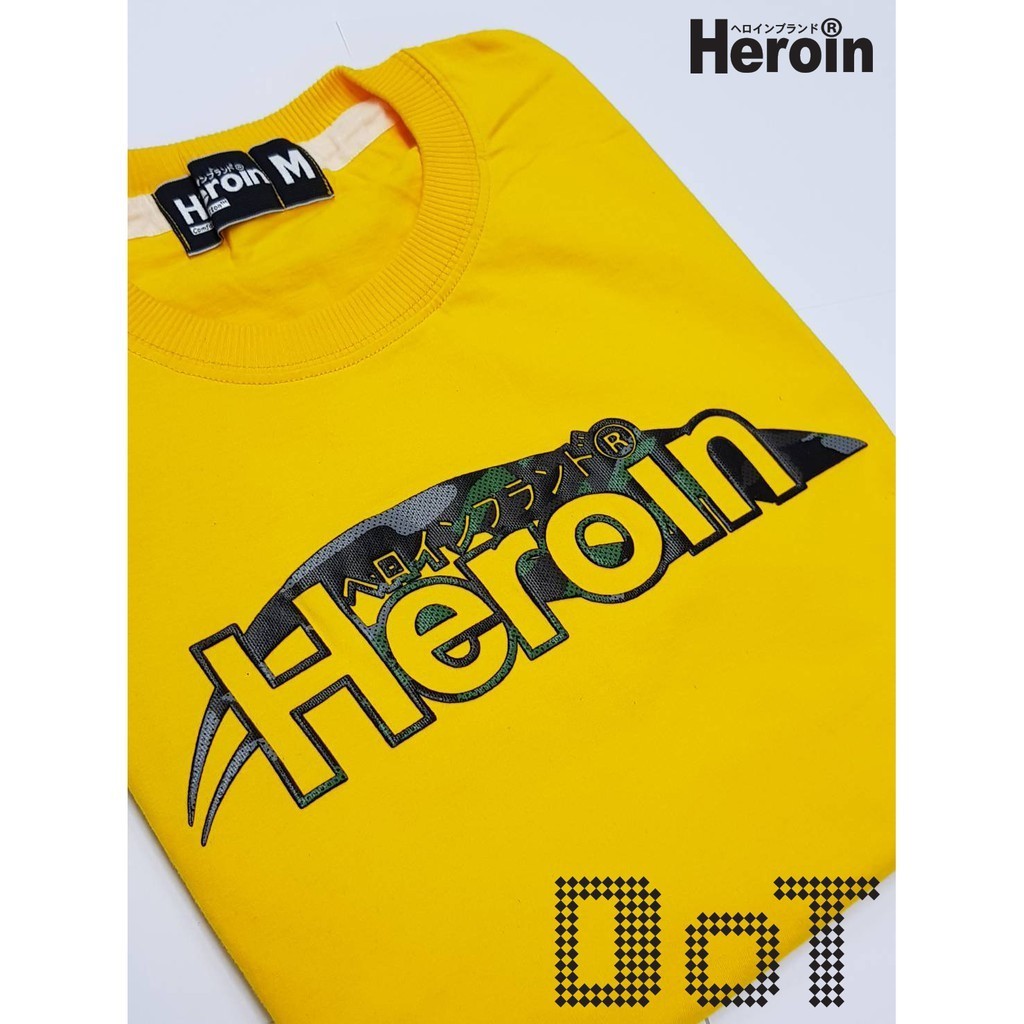 Men เสื้อยืดเฮโรอีน รุ่นดอท / Heroin TShirt, DOT