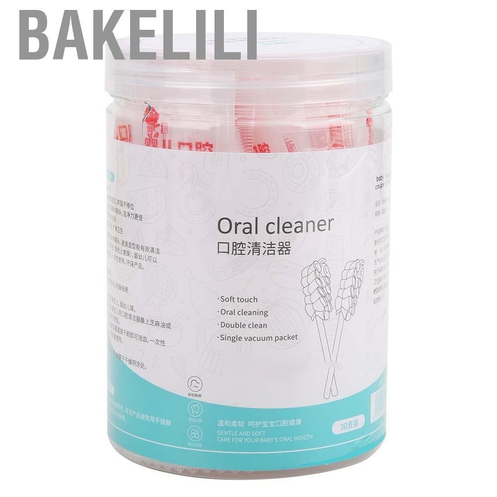 Bakelili 30pcs Oral Cleaner Tooth Tongue Brush Infant Dental Care Supplies