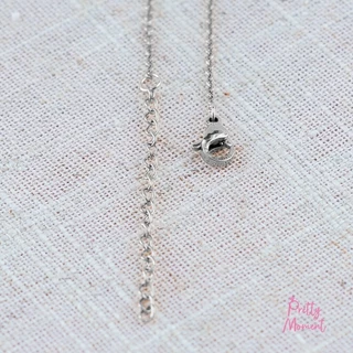 สร้อยเปล่า สแตนเลส Pretty Moment ขนาด 0.5 mm 1 mm 1.5 mm ไม่ดำ ไม่ลอก สีเงิน สีพิ้งโกล สีทอง แข็งแรง ทนทาน ปรับระดับ