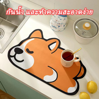 ลายการ์ตูนแผ่นรอง รองบนโต๊ะอาหารแผ่นรองจาน กันน้ำ ทนความร้อน