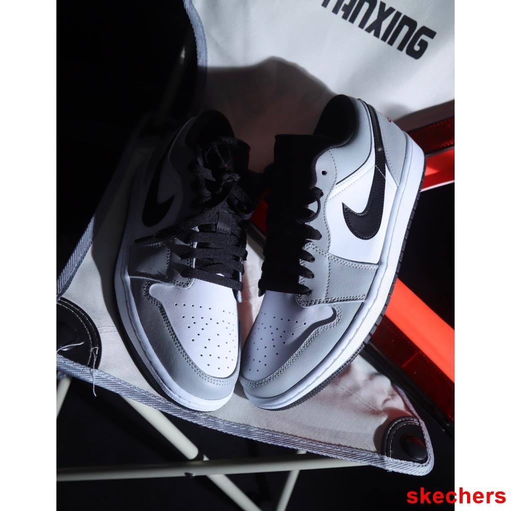 【พร้อมส่ง ของแท้ 100%】Nike Jordan Air Jordan 1 รองเท้าผ้าใบข้อสั้น Nike