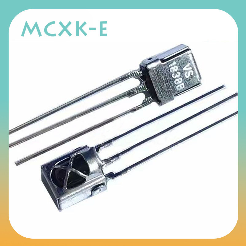 Mcxk-e ตัวรับสัญญาณอินฟราเรด IR TL1838 VS1838B HX1838 1838 38Khz 10 ชิ้น