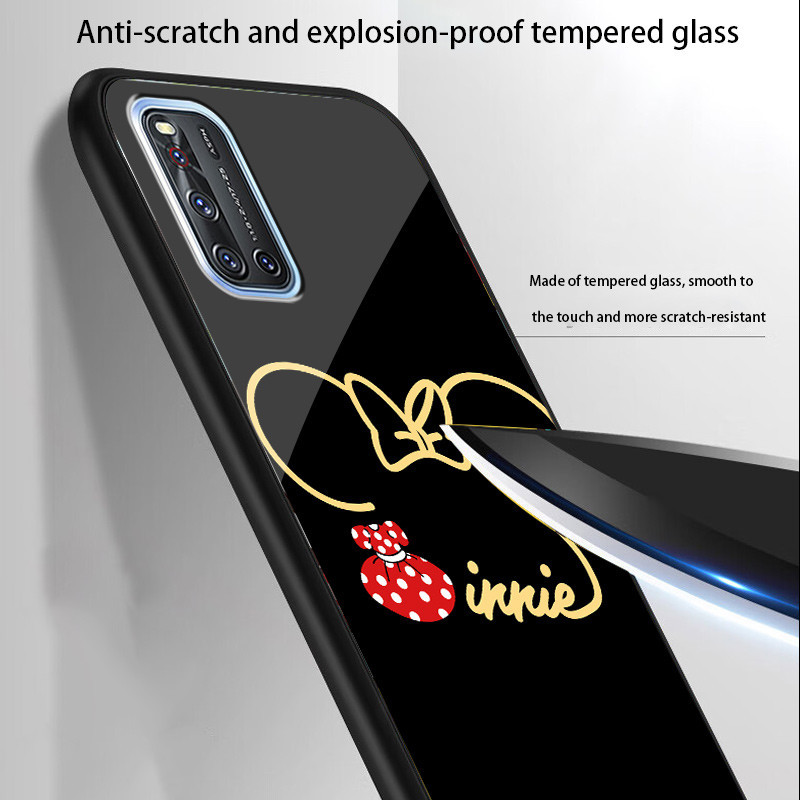 เคสกระจกนิรภัย TPU แบบนิ่ม ขอบซิลิโคน สําหรับ VIVO V19 1933 - รูปที่ 7