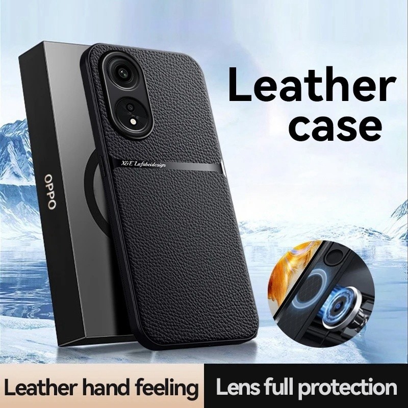 เคสโทรศัพท์หนัง ฝาพับแม่เหล็ก กันกระแทก สําหรับ Oppo Reno 8T 5G Reno8t