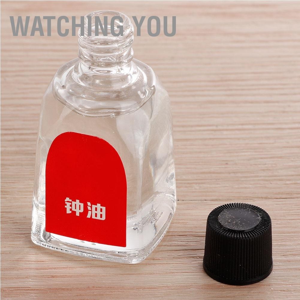 Watching You 15ml นาฬิกา น้ำมัน การบำรุงรักษาทำความสะอาดซ่อมนาฬิกาข้อมือนาฬิกา เครื่องมือ น้ำมันหล่อลื่น