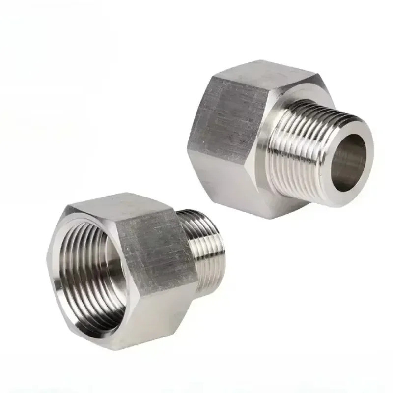 อะแดปเตอร์บุชชิ่งลดขนาดหกเหลี่ยมสแตนเลส 304, G1/4″ BSP ตัวเมียเป็นตัวผู้ M10 M12 1/8″ 1/4″ 3/8″ BSP NPT ราคา ถูกที่สุด ดีลบีเคเค แกลเลอรีภาพที่ 3
