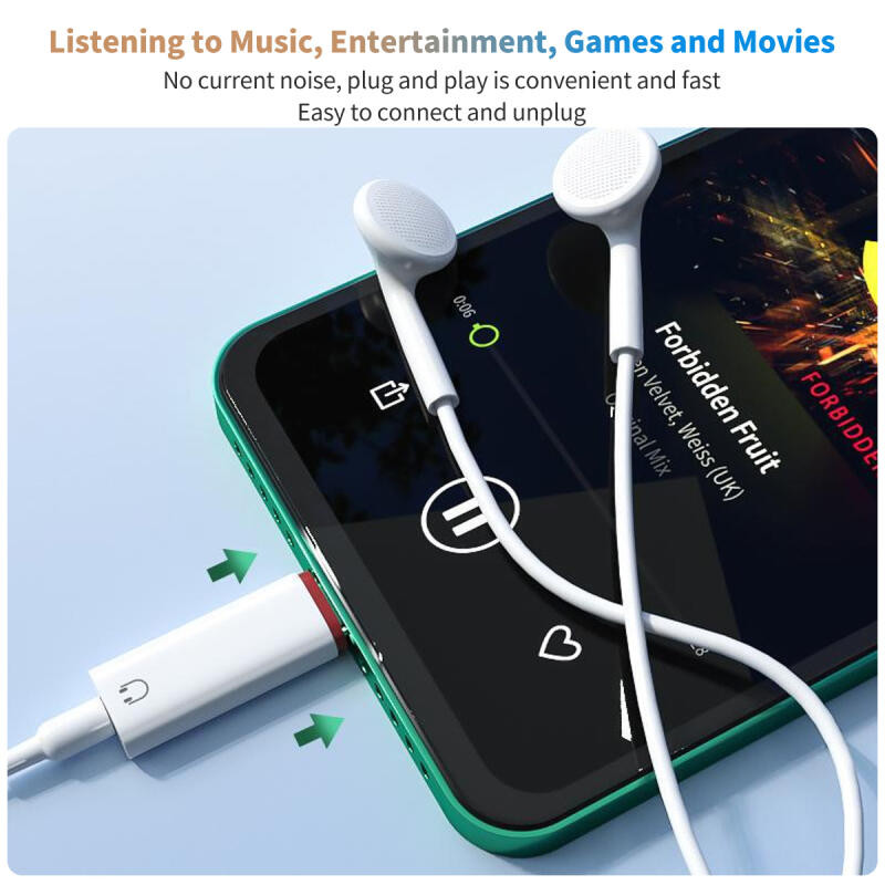 อะแดปเตอร์แปลงหูฟัง ตัวเมีย 3.5 มม. เป็น Type C iOS ตัวผู้ OTG สําหรับ iPh Samsung Xiaomi