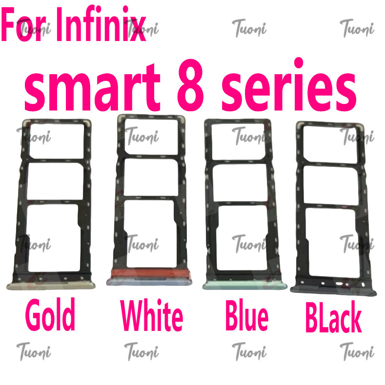 ถาดซิมสําหรับ Infinix smart 8 Pro HD Plus X6525 X6526 X6525B