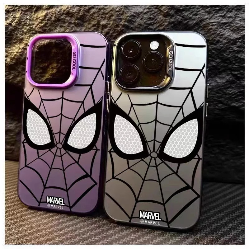 Marvel Spider Man TPU สําหรับ OPPO Reno 15F 15C 14F 15 14 Pro Max A6X A5X A6i A5i A6 A5 Pro 4G 5G หรูหราเลนส์ IMD วงกลมการ์ตูน ShockProof ฝาครอบ