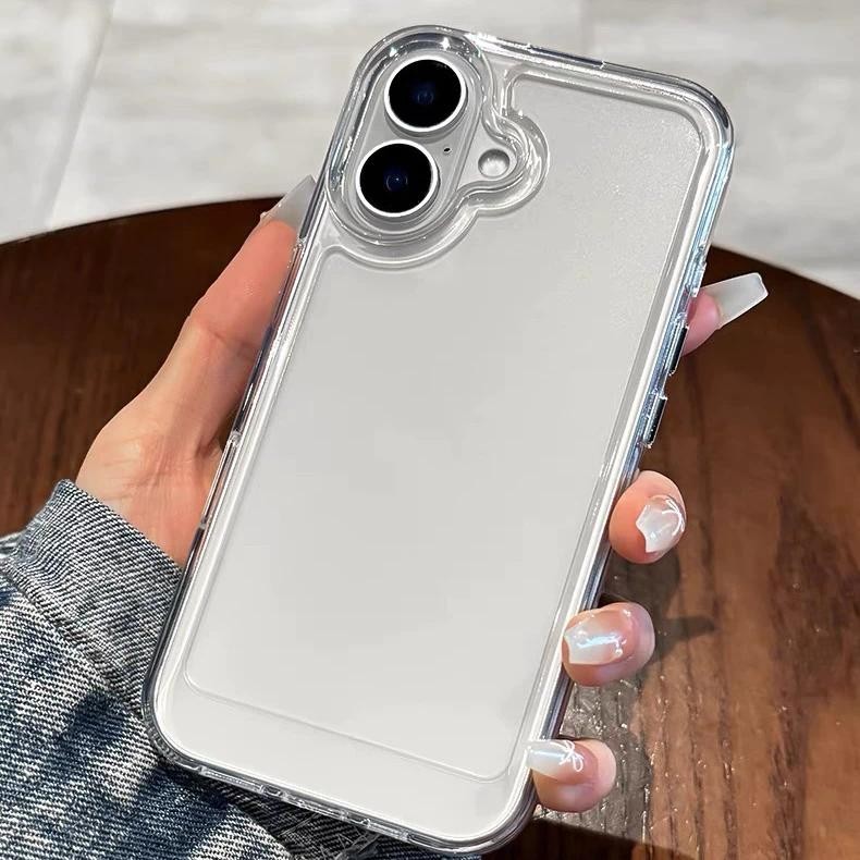Space Case for iPhone 17 16 11 13 15 12 14 Pro Max X XS Max 7 8 15 14 Plus SE XR Clear TPU กันกระแทก เคสโทรศัพท์มือถือ