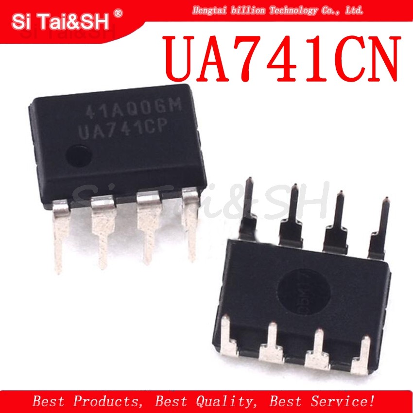 20PCS DIP8 IC UA741CN UA741CP UA741 OP Amp LM741 741 TI IC OPAMP GP 1MHZ เดิม