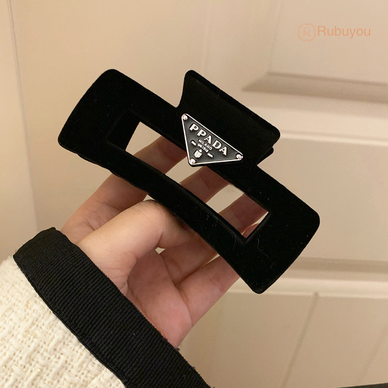 Rubuyou สร้างสรรค์ตัวอักษรคลิปผมอุปกรณ์เสริมผมฝัง Frosted Shark Clip ความรู้สึกพรีเมี่ยมสำหรับผู้หญิง
