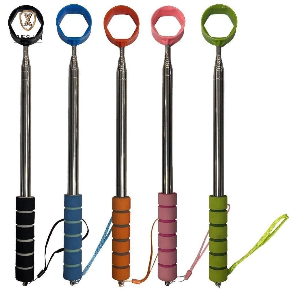 Xueshan ลูกบอลกอล์ฟยืดไสลด์ Retriever, ขยายสแตนเลส Telescopic Golf Ball Picker, Claw Sucker เครื่องมือลื่นจับลูกกอล์ฟ Pick Up Retriever Grabber ของขวัญกอล์ฟ