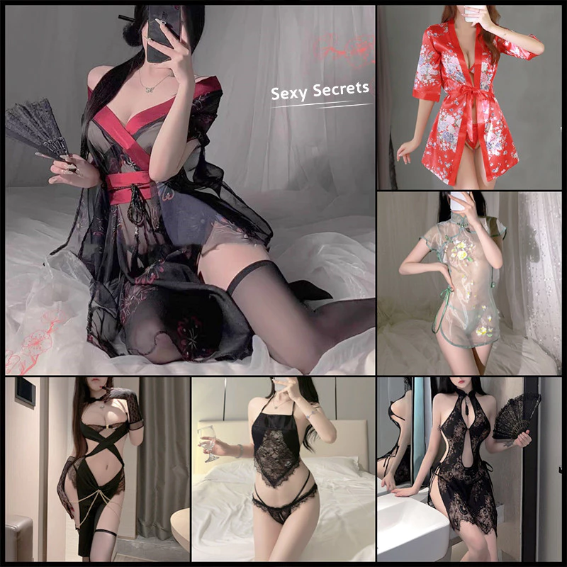 Sexy secrets⚜️⚜️ชุดกิโมโน ชุดจีน ชุดคอสเพลย์ 💝💖 เนื้อผ้าใส่สบาย สไตล์ที่แตกต่าง ส่งไวจากไทย