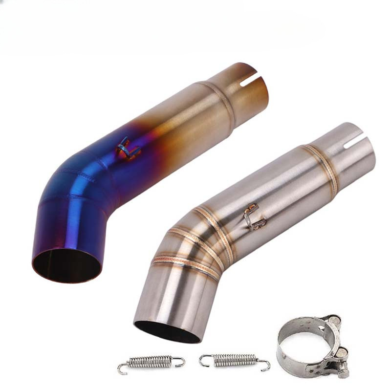 ท่อแบบสวมสําหรับ GSX-S750 2017-2025 BK750 รถจักรยานยนต์ไอเสียระบบการปรับเปลี่ยนเชื่อมต่อกับ 51 มม./2