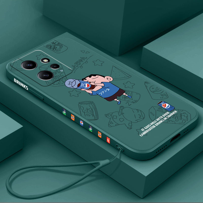 เคส Redmi note 12 4G tpu ฟรีเชือกเส้นเล็กแฟชั่นเคสโทรศัพท์แบบนิ่ม KCXX
