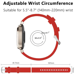 สายซิลิโคนสําหรับ Garmin Lily 2 /2 Active Watchband สายคล้องสร้อยข้อมือนาฬิกาเปลี่ยน Garmin Lily2Active 14 มม.อุปกรณ์เสริม