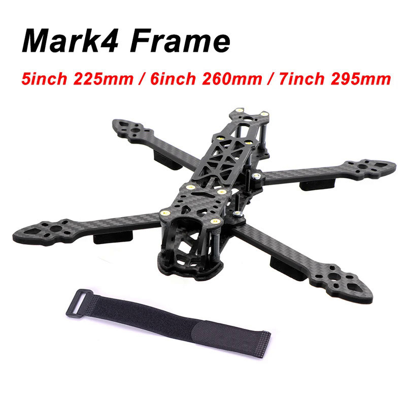 KS Mark4 Mark 5นิ้ว225มม.6นิ้ว260มม.7นิ้ว295มม.8นิ้ว375มม.10นิ้ว473มม.Quadcopter กรอบ5 "6" 7 "FPV Freestyle RC โดรนแข่ง
