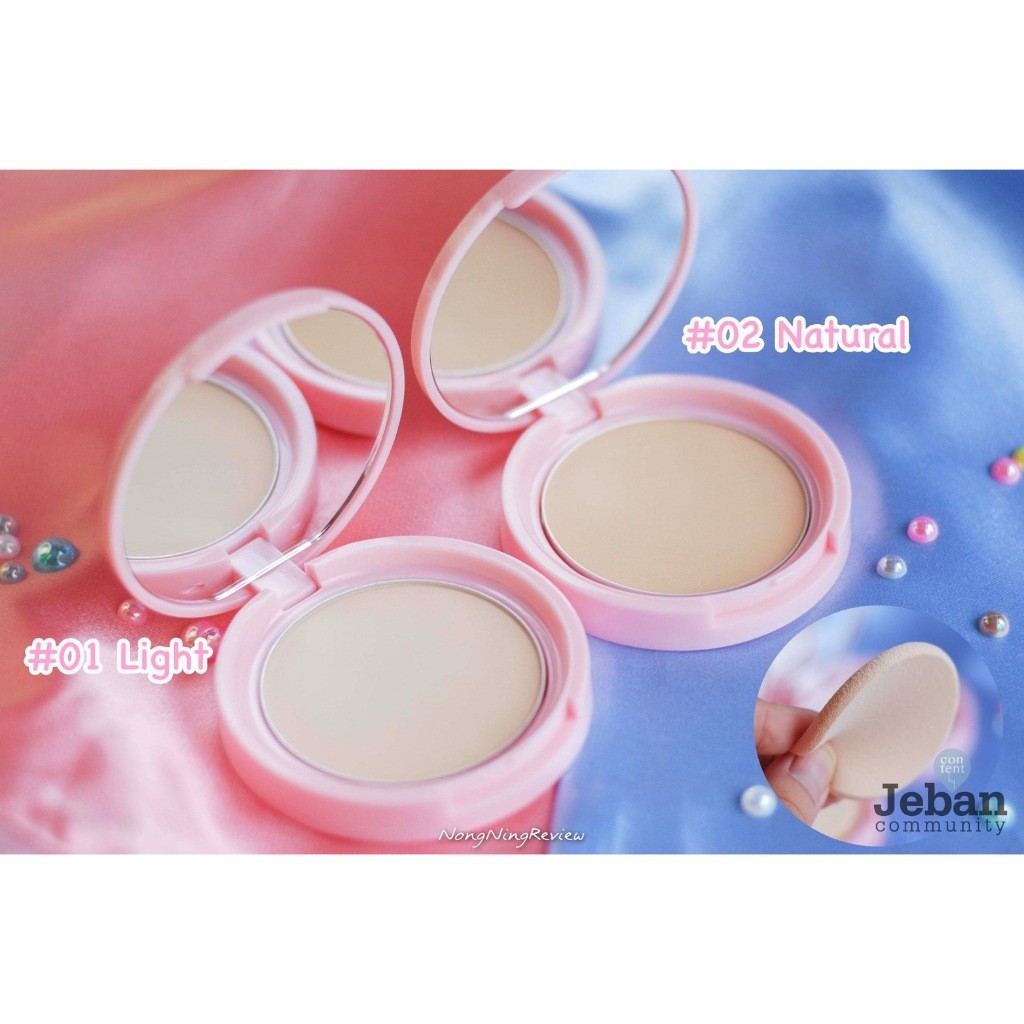 ￼ของแท้❗️พร้อมส่ง  Ustar Naughty Chic Magic Matte Compact Foundation SPF20 PA++ แป้งปลาวาฬยูสตาร์ .