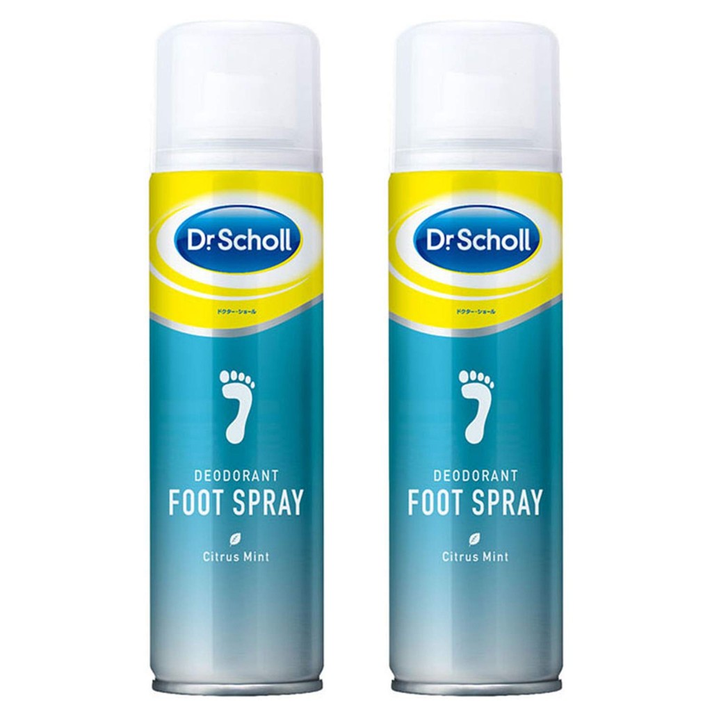 [Quasi-drug] Dr. Scholl Deodorant Foot Spray Antiperspirant Spray for Feet Citrus 150ml x 2