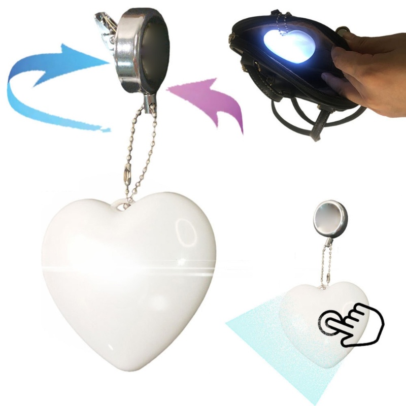 Lu Heart Shape Purse Light กระเป๋าถือ LED สําหรับสุภาพสตรีกระเป๋าถือกระเป๋าสตางค์