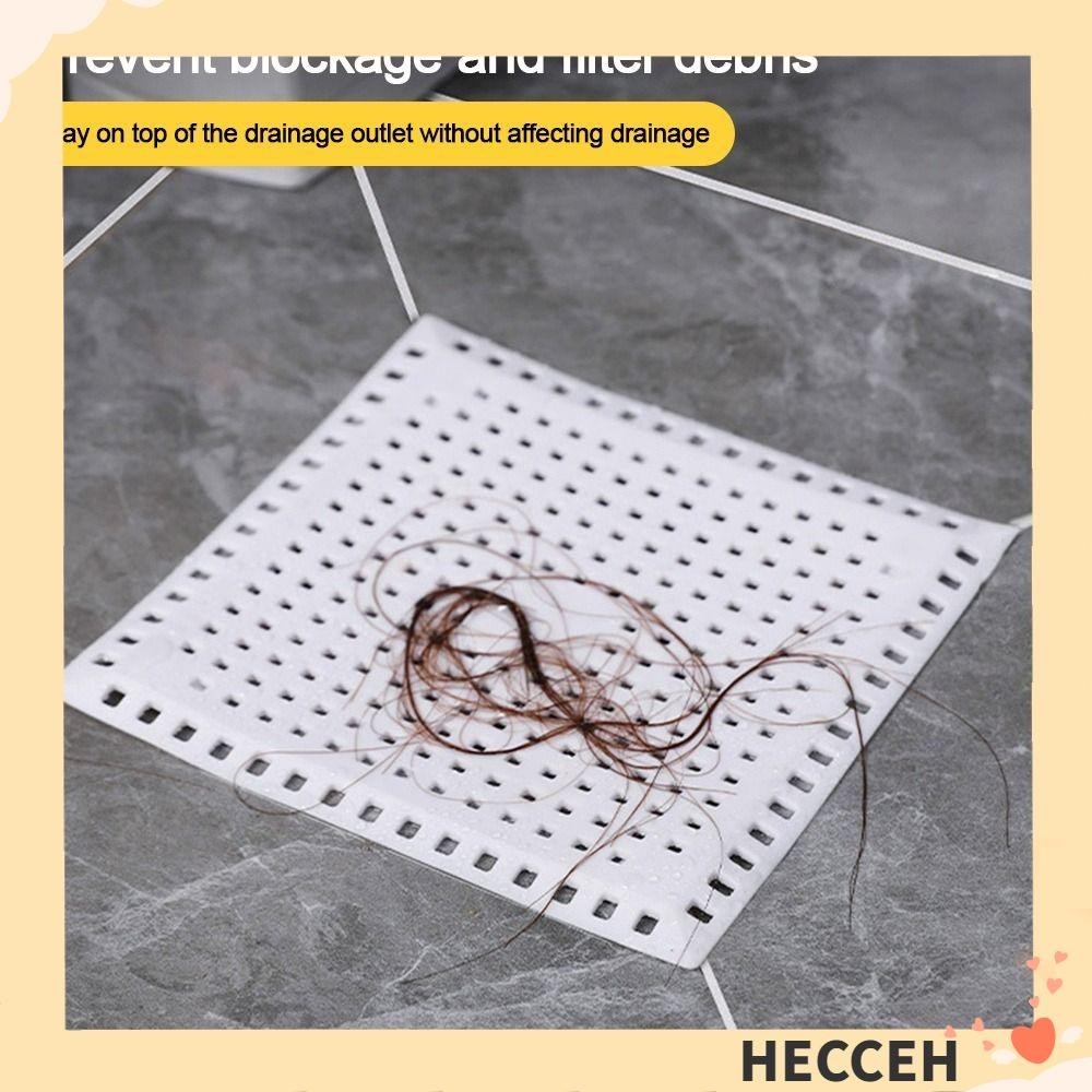 Hecceh ที่กรองท่อระบายน้ํา ทําความสะอาดเส้นผม กันการปิดกั้น อุปกรณ์เสริม สําหรับอ่างล้างจาน ห้องครัว ห้องน้ํา