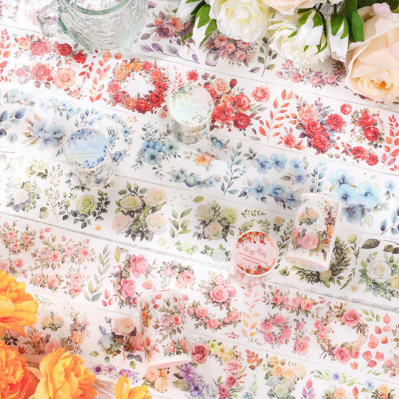 Washi เทปตกแต ่ งกาวหัตถกรรมเทปสําหรับวารสาร Planners Scrapbooking อุปกรณ ์ ศิลปะหัตถกรรม