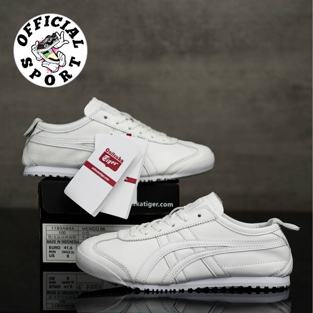 onitsuka tiger Shoes MEXICO 66 Men's and Women's Fashion cowhide Sneakers Walking Shoes