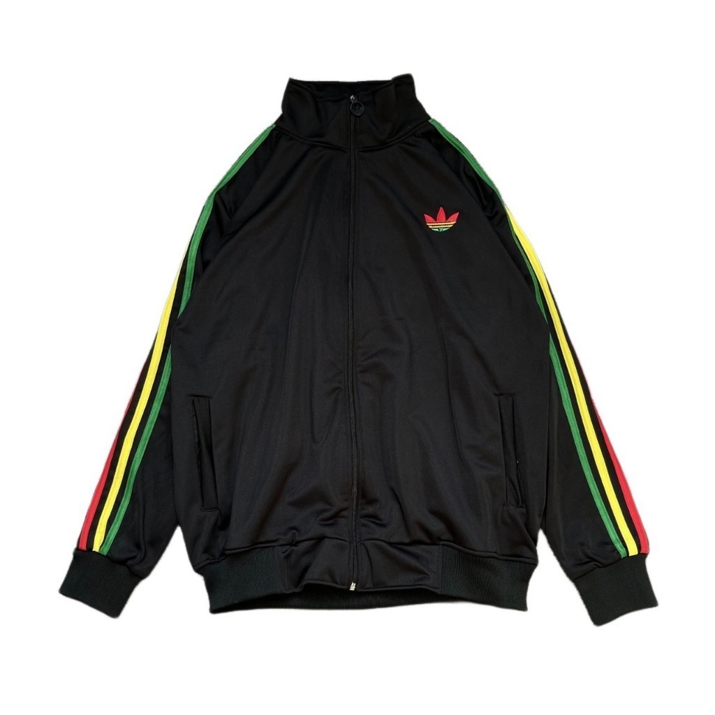 Adidas FIREBIRD STRIP RASTA Jacket ON BLACK