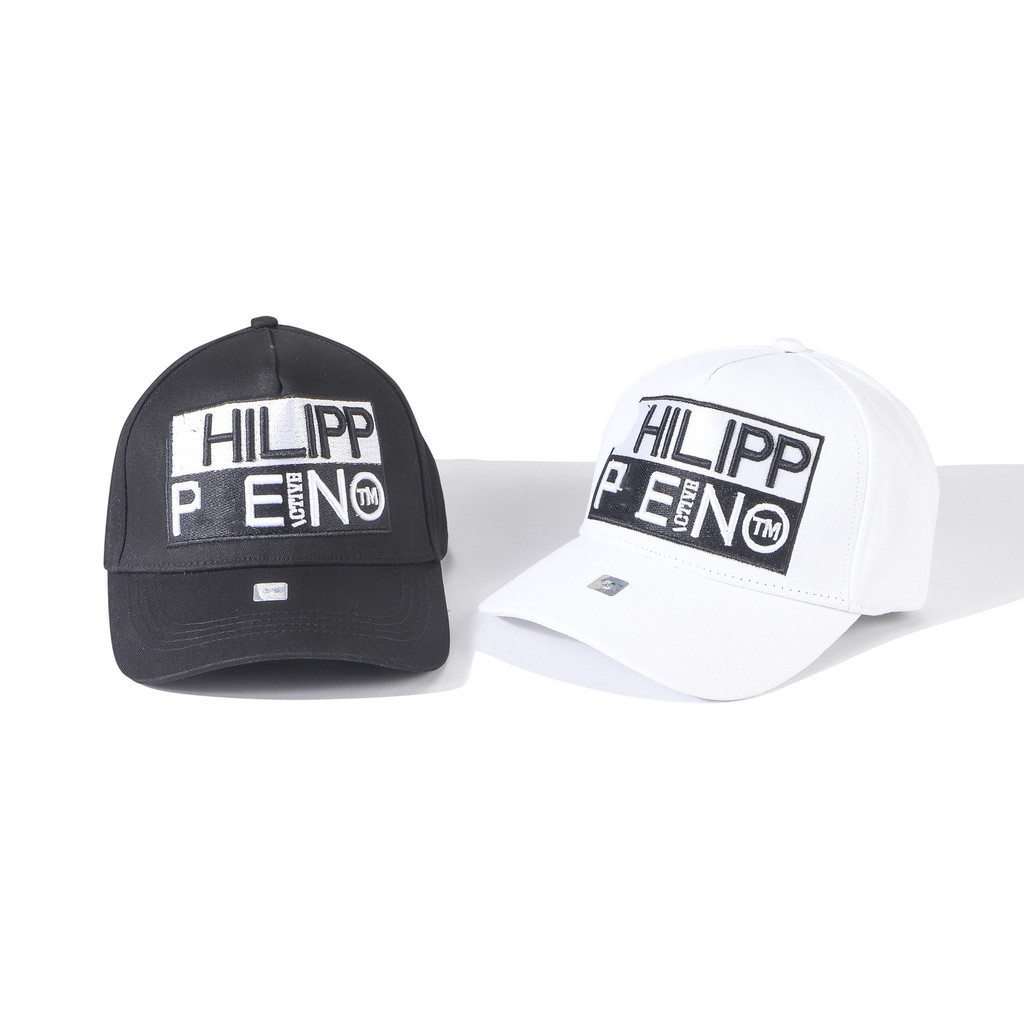 Philipp Plein  หมวกเบสบอล ปักลายตัวอักษร อเนกประสงค์ สามารถปรับได้ สําหรับคู่รัก