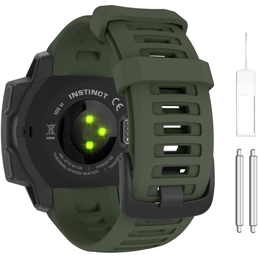 Moko สายนาฬิกาข้อมือซิลิโคน แบบนิ่ม 22 มม. สําหรับ Garmin Instinct Instinct Solar Tactical Instinct 2 GPS Smartwatch