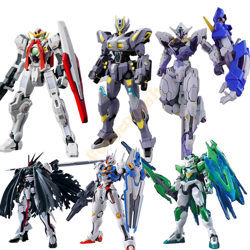 Nadleeh โมเดลฟิกเกอร์ กันดั้ม HG RG Gundam Thunder Incise Grace 00Q Cat Ear Ver Green Hi Nu-Vrabe Lfrith Jiu TR-6 Woundwort Transient Gundam Glacier Michaelis