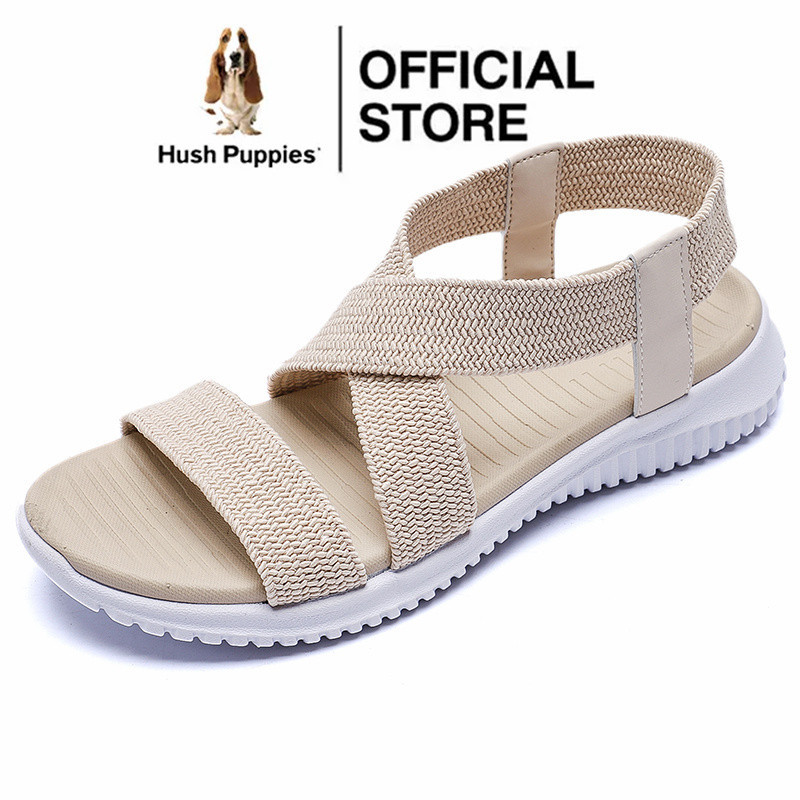 Hush Puppies รองเท้าโลฟเฟอร์ ส้นแบน แบบสวม สําหรับผู้หญิง