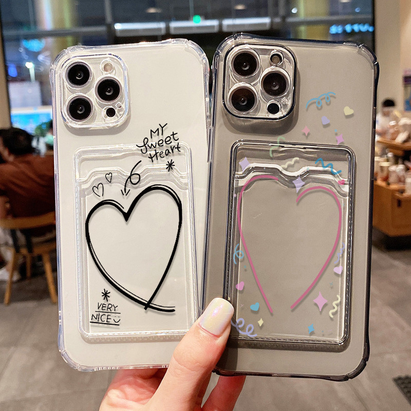 For เคสไอโฟน 15 17 Plus เคสไอโฟน11/12/13/15 17/14 Pro Max กันกระแทกแบบใสชัดเจน Case For iPhone 11,12,13,XR,XS,7,8 Plus