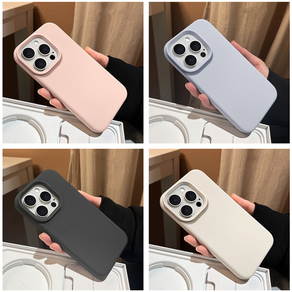 ใหม่ซิลิโคนเหลวเคสโทรศัพท์สําหรับ ไอโฟน 16 15 มือโปร สูงสุด 11 12 13 15 มือโปร สูงสุด เคสซิลิโคนอ่อนนุ่มกันกระแทกปก