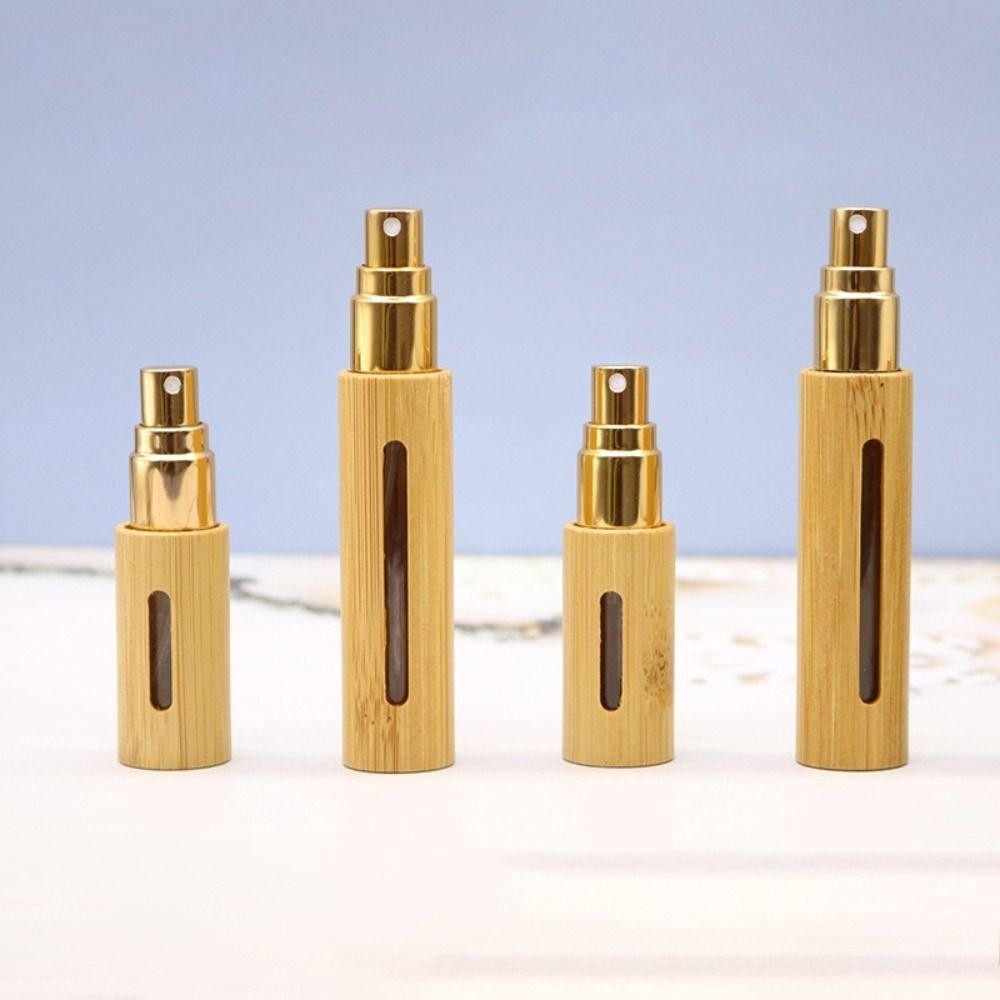 Uumir 5/10ML ขวดน้ําหอม, รีฟิลไม้แบบพกพา Atomizer, Ultra Fine ด้านล่างบรรจุ Liner Mini ไม้ไผ่สเปรย์ขวด Travel - รูปที่ 4