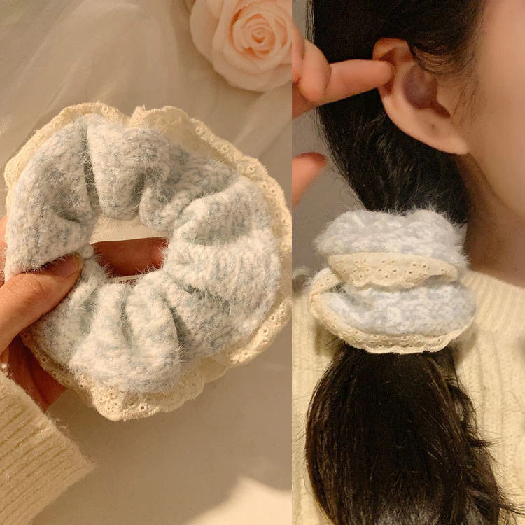 ใหม่ ยางรัดผมหางม้า ขนาดใหญ่ สีสันสดใส สําหรับเด็กผู้หญิง thumbnail 8