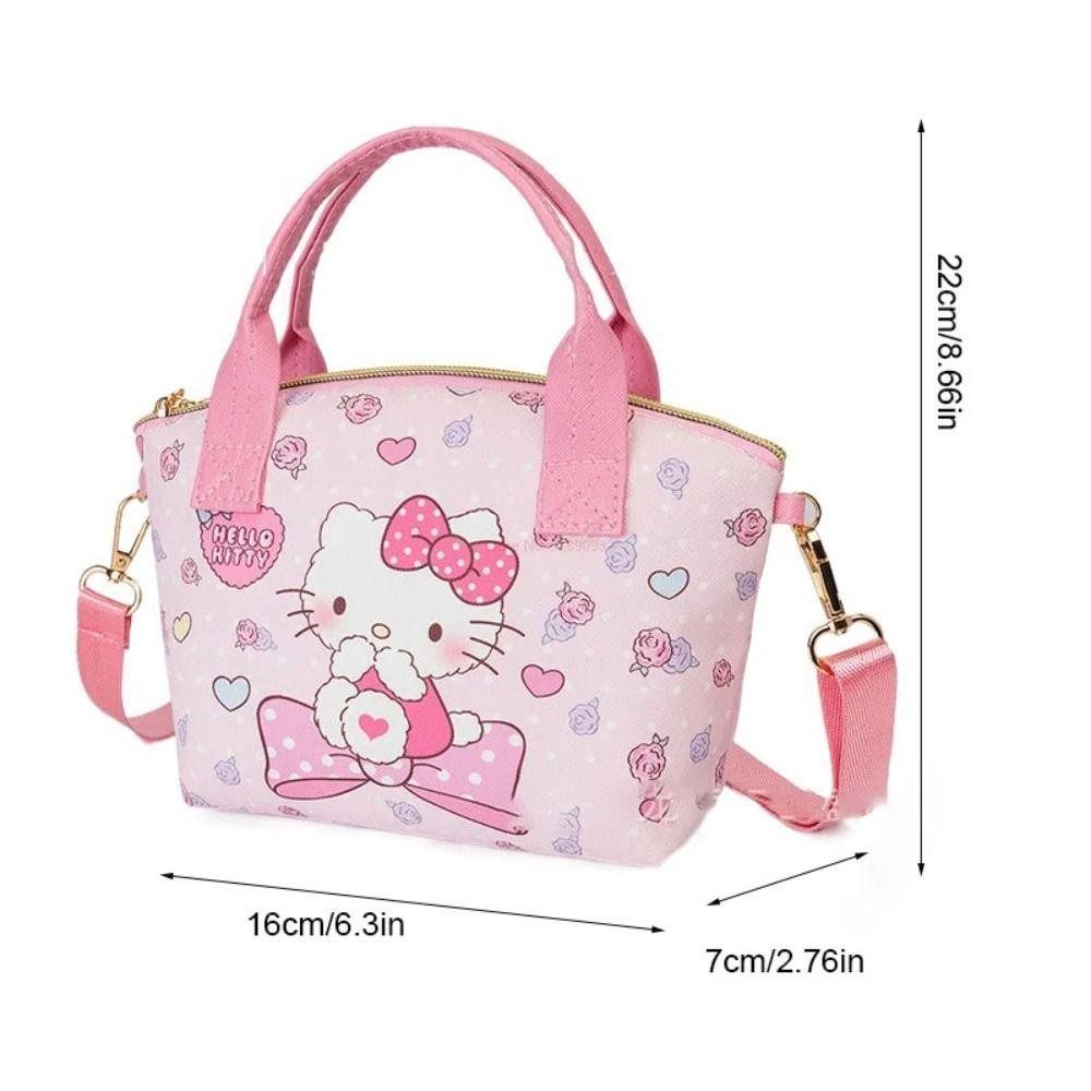 Bo กระเป๋าสะพายข้าง หนัง PU ลายการ์ตูน My Melody KT Cat Kuromi อินเทรนด์ สําหรับสตรี