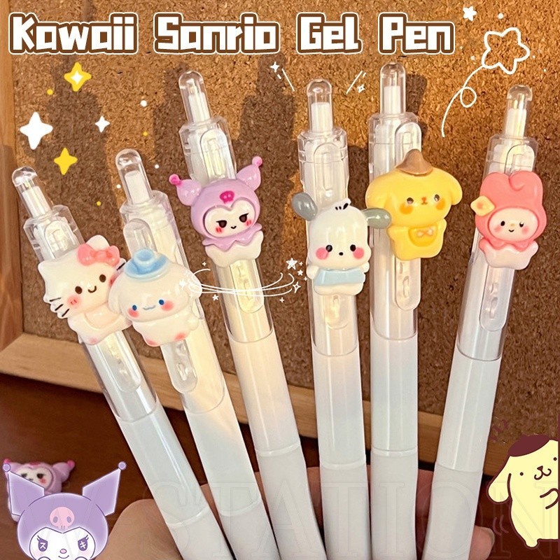 น่ารัก อะนิเมะกดเจลปากกา/การ์ตูนน่ารักสุนัขปากกา/0.5มิลลิเมตรหมึกสีดําเขียนปากกาลูกลื่น/นักเรียนโรงเรียนอุปกรณ์เครื่องเขียน