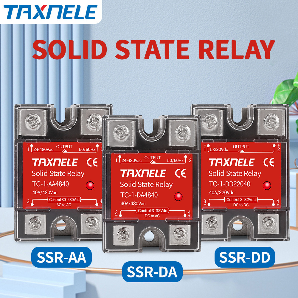 โมดูลรีเลย์โซลิดสเตท ควบคุมอุณหภูมิ SSR-25DA SSR-40DA SSR-25AA SSR-40AA SSR-40DD SSR 10A 25A 40A DD DA AA สําหรับ PID
