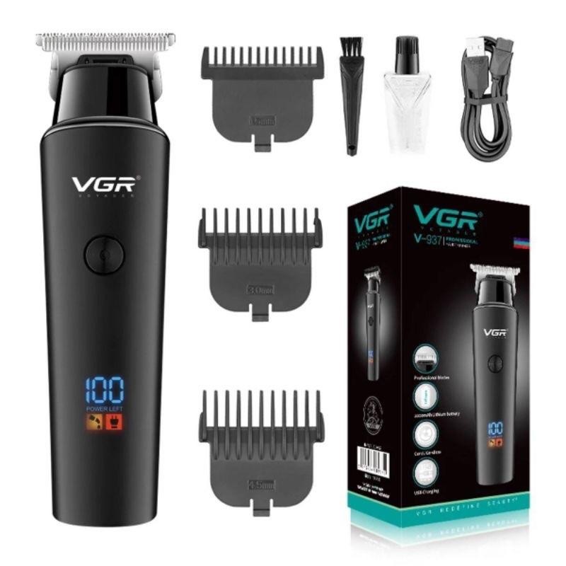 Vgr V-937 Mesin Rambut สไตล์ใหม่ 8 ชั่วโมง Battery Life Hair Clipper จอแสดงผล Lcd ไฟฟ้า