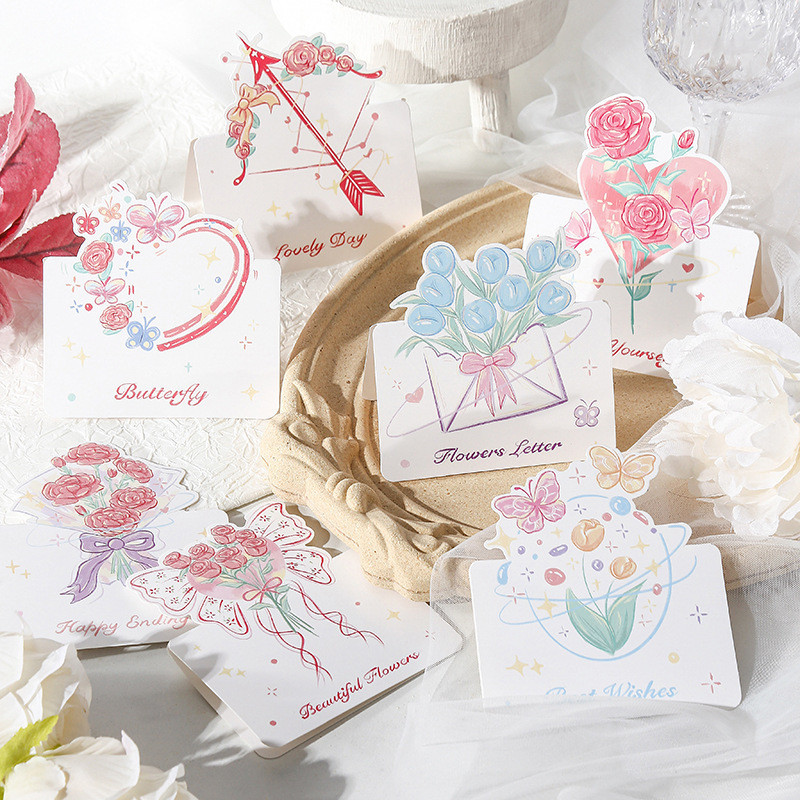 (แบบ C) การ์ดอวยพร วันเกิด วันครบรอบ ปีใหม่ วาเลนไทน์ ปัจฉิม เทศกาล การ์ดสำหรับร้านเค้กร้านดอกไม้ การ์ดอวยพรราคาถูก