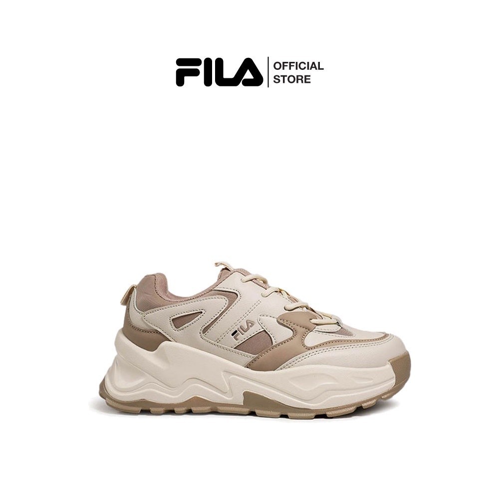 FILA รองเท้าผ้าใบผู้หญิง Snooze รุ่น CFY230702W - BEIGE
